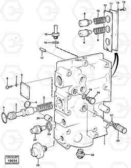 98867 Pressure limiting valve L50 L50 S/N -6400/-60300 USA, Volvo Construction Equipment