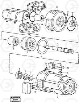 59735 Hydraulic pump L50 L50 S/N -6400/-60300 USA, Volvo Construction Equipment