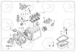 6565 Engine gasket kit EC15 TYPE 261 XT/XTV, Volvo Construction Equipment