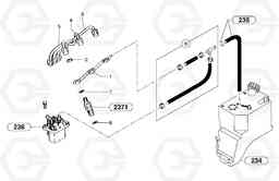 43114 Fuel circuit : injection pump EC15 TYPE 261 XT/XTV, Volvo Construction Equipment
