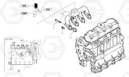 5717 Intake manifold EC45 TYPE 284, Volvo Construction Equipment