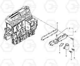 97114 Intake manifold EC35 TYPE 283, Volvo Construction Equipment