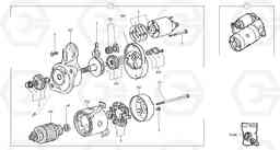 13827 Starter motor EC20 TYPE 263 XT/XTV, Volvo Construction Equipment