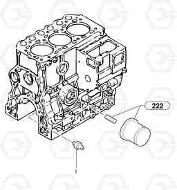 1391 Oil pressure switch EC30 TYPE 282, Volvo Construction Equipment