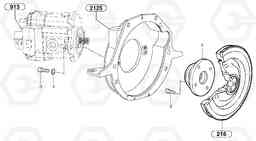 105788 Engine coupling / hydraulic pump EC20B TYPE 272 XT/XTV, Volvo Construction Equipment