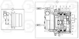 36132 Travelling gear motor assy / without brake EC15B TYPE 272 XR, Volvo Construction Equipment