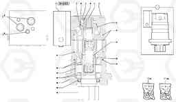 32860 Slewing gear motor EC15B TYPE 272 XR, Volvo Construction Equipment