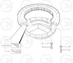 5489 Slewing ring EC15 TYPE 265 XR, Volvo Construction Equipment