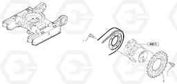 32668 Travelling gear motor assy / sprocket EC15B TYPE 272 XR, Volvo Construction Equipment