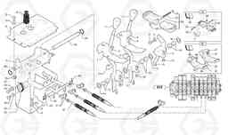102119 Control levers : steel pedal EC30 TYPE 282, Volvo Construction Equipment