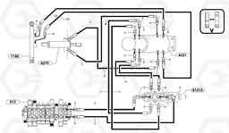 102467 Hydr. circuit. ( dozer blade ) variable track EC15 TYPE 261 XT/XTV, Volvo Construction Equipment