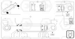 6069 Dozer blade cylinder / variable track EC15 TYPE 261 XT/XTV, Volvo Construction Equipment
