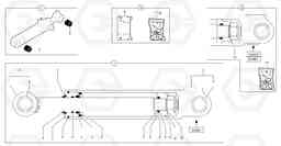 6056 Dozer blade cylinder EC15 TYPE 261 XT/XTV, Volvo Construction Equipment