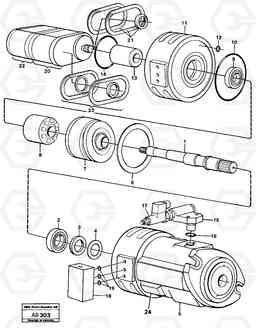 2635 Hydraulic pump L50 L50 S/N 6401- / 60301- USA, Volvo Construction Equipment