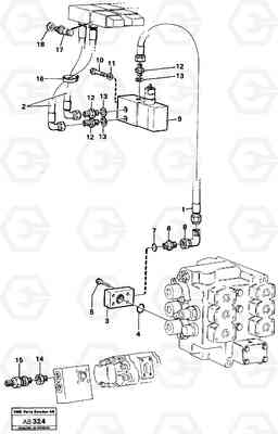 92023 Boom lowering system L50 L50 S/N 6401- / 60301- USA, Volvo Construction Equipment
