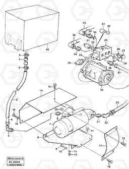 100792 Safety steering L70 L70 S/N 7401- / 60501- USA, Volvo Construction Equipment