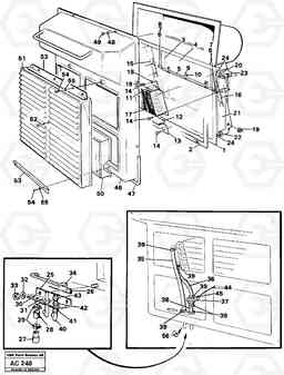 77849 Radiator with fitting parts L70 L70 S/N 7401- / 60501- USA, Volvo Construction Equipment