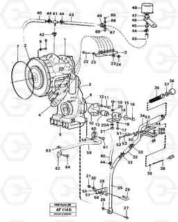 85821 Hydraulic transmission with fitting parts L150/L150C VOLVO BM VOLVO BM L150/L150C SER NO - 2767/- 60708, Volvo Construction Equipment