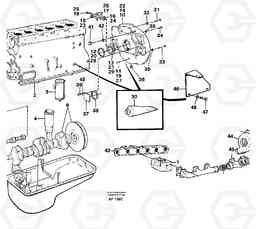 12455 Engine with fitting parts L150/L150C VOLVO BM VOLVO BM L150/L150C SER NO - 2767/- 60708, Volvo Construction Equipment
