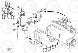 84007 Crankcase ventilation. L150/L150C VOLVO BM VOLVO BM L150/L150C SER NO - 2767/- 60708, Volvo Construction Equipment
