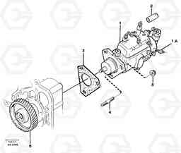 83096 Fuel injection pump Mounting L50B/L50C VOLVO BM VOLVO BM L50B/L50C SER NO - 10966, Volvo Construction Equipment