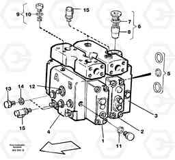 26433 Hydraulic valve L50B/L50C VOLVO BM VOLVO BM L50B/L50C SER NO - 10966, Volvo Construction Equipment