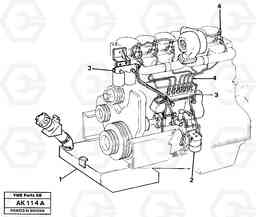 16794 Fuel system L180/L180C VOLVO BM VOLVO BM L180/L180C SER NO -2532 / -60469 USA, Volvo Construction Equipment