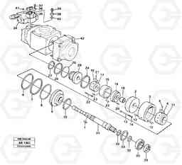 49811 Hydraulic pump L180/L180C VOLVO BM VOLVO BM L180/L180C SER NO -2532 / -60469 USA, Volvo Construction Equipment