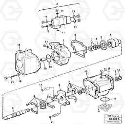 13372 Hydraulic pump L180/L180C VOLVO BM VOLVO BM L180/L180C SER NO -2532 / -60469 USA, Volvo Construction Equipment