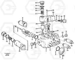 24243 Control valve L180/L180C VOLVO BM VOLVO BM L180/L180C SER NO -2532 / -60469 USA, Volvo Construction Equipment
