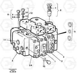 11265 Control valve L70B/L70C VOLVO BM VOLVO BM L70B/L70C SER NO - 13115, Volvo Construction Equipment
