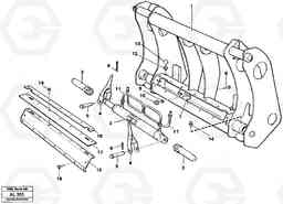 18151 Attachment bracket L70B/L70C VOLVO BM VOLVO BM L70B/L70C SER NO - 13115, Volvo Construction Equipment