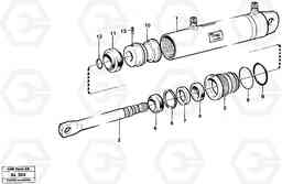 18154 Hydraulic cylinder L70B/L70C VOLVO BM VOLVO BM L70B/L70C SER NO - 13115, Volvo Construction Equipment