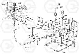 88959 Servo hydraulic: Control and valves L70B/L70C VOLVO BM VOLVO BM L70B/L70C SER NO - 13115, Volvo Construction Equipment