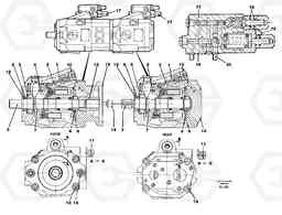 100351 Hydraulic pump L70B/L70C VOLVO BM VOLVO BM L70B/L70C SER NO - 13115, Volvo Construction Equipment