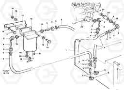 82759 Fuel pipes: fuel tank - injection pump L330C VOLVO BM VOLVO BM L330C SER NO - 60187, Volvo Construction Equipment