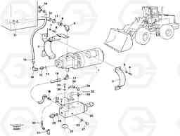 56659 Auxiliary steering system L120C S/N 11319-SWE, S/N 61677-USA, S/N 70075-BRA, Volvo Construction Equipment