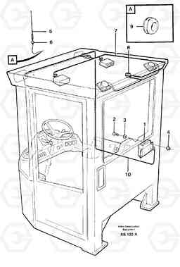 59355 Electrical system: Radio. L70C SER NO 13116-, SER NO BRAZIL 70007-, Volvo Construction Equipment