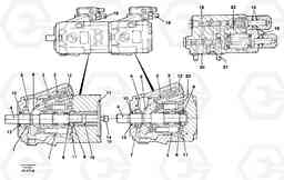 98337 Hydraulic pump L70C SER NO 13116-, SER NO BRAZIL 70007-, Volvo Construction Equipment
