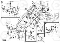 91641 Hydraulic system for attachment bracket. L90C, Volvo Construction Equipment