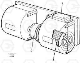 28953 Fan L150C S/N 2768-SWE, 60701-USA, Volvo Construction Equipment