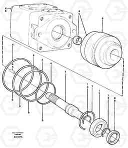 19303 Hydraulic pump L150C S/N 2768-SWE, 60701-USA, Volvo Construction Equipment