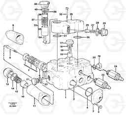 19301 Control valve L150C S/N 2768-SWE, 60701-USA, Volvo Construction Equipment