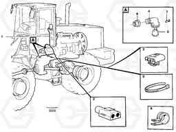 84433 Cable harness, transmission L150C S/N 2768-SWE, 60701-USA, Volvo Construction Equipment