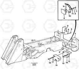 62680 Rear hitch and counterweight L150C S/N 2768-SWE, 60701-USA, Volvo Construction Equipment