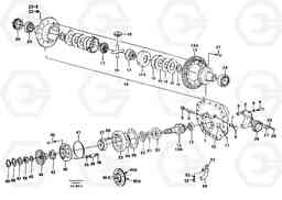 6793 Final drive, front L150C S/N 2768-SWE, 60701-USA, Volvo Construction Equipment