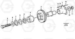 62658 Belt transmission, pulley L150C S/N 2768-SWE, 60701-USA, Volvo Construction Equipment