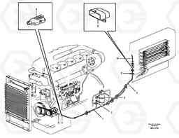17053 Cable harness, air conditioning. L150C S/N 2768-SWE, 60701-USA, Volvo Construction Equipment