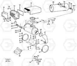72064 Inlet system. L180C S/N 2533-SWE, 60465-USA, Volvo Construction Equipment
