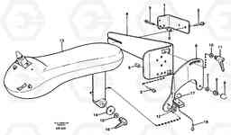 20679 CDC - steering, plate details. L180C S/N 2533-SWE, 60465-USA, Volvo Construction Equipment